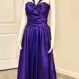 Prince Strapless Purple Dress